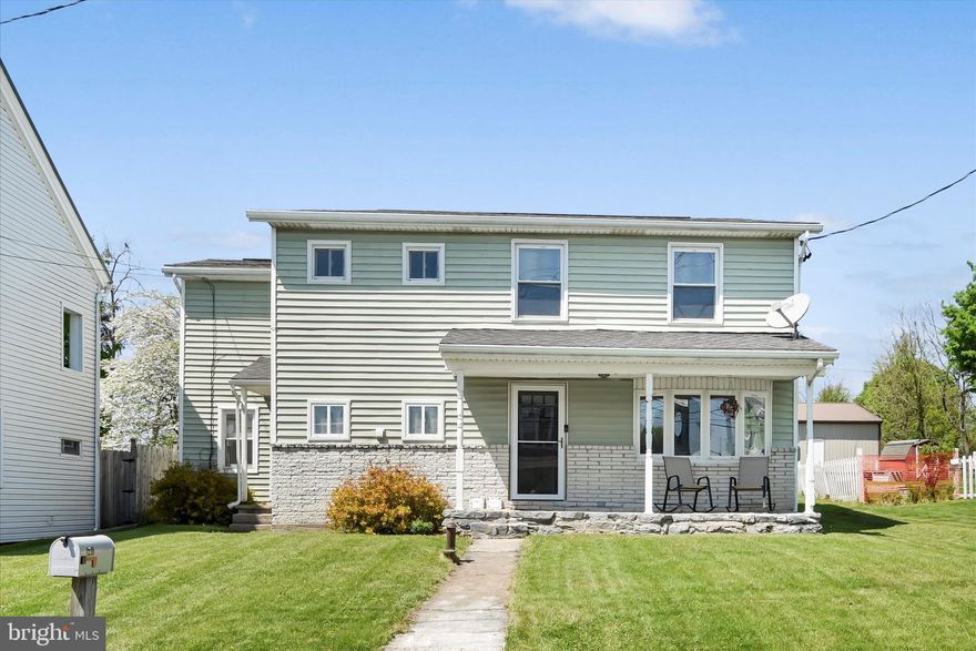 Welcome to this updated detached home in Myerstown offering space, comfort, and modern touches throughout. Featuring  4 bedrooms, 2 full baths, and over 2,400 sq ft. This home provides a flexible layout ideal for everyday living and entertaining. The main level offers a spacious living room, eat-in kitchen with granite countertops, dining room, remodeled full bath, first-floor laundry, and a home office/den (currently being used as a 5th bedroom). Upstairs, you’ll find 4 bedrooms (one being used as a workout room) and a primary bath. Enjoy year-round comfort with heat pump heating and central air. Step outside to a covered front porch and rear deck overlooking a level 0.25-acre yard. Complete with a 2-car garage and ample parking, this home is located in the Eastern Lebanon County School District and is move-in ready.