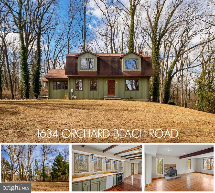 An incredible opportunity with endless potential awaits! This 3-bedroom, 3-bath home sits on an elevated 3 acres, offering expansive views of Mill Creek and is surrounded by mature trees for a serene, private setting. Whether you're looking to enjoy the existing solidly built home, renovate, or expand - this property provides the space and flexibility to create your dream retreat. Take advantage of water views without the cost of waterfront taxes! Three marinas are just minutes from your doorstep, making this an ideal location for boating enthusiasts. Built by a member of the renowned Willard family, whose craftsmanship helped shape the Chesapeake Bay deadrise fishing boat, this property carries a rich history and offers a rare chance to create something truly special. The home itself features hardwood floors, beamed ceilings, and a screened-in porch - all positioned to capture the scenic surroundings. With a little thinning of the underbrush, you’ll have stunning water views from most rooms! Looking for even more potential? The adjoining lot (Lot #1) is 90% approved. Both properties have met all health department requirements, with the final piece being a public water extension along the existing house frontage. The subdivision is not at record plat and has been taken as far as the current owner is willing to go but all of the legwork to get it to this point will convey. 
This is more than just a home—it’s a unique opportunity to craft your dream estate in a prime Annapolis location. Don’t miss out—schedule your showing today to explore the possibilities!

PLEASE NOTE: The home does have a moisture issue, and the HVAC system is not currently functioning. Call agent for more info. Documentation for the subdivision efforts can be emailed. The property does fall within the Chesapeake Bay critical area. Per the proposed subdivision plat a forest conservation easement would be imposed with the approval of the subvision. The home is being sold strictly as-is, where is. Any inspections for buyer's information only.