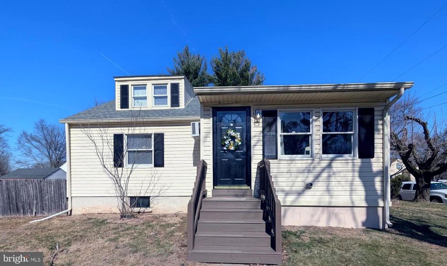 Welcome to this Beautifully Renovated Cape Cod Style Home in Hatfield.  Located in Highly sought after North Penn SD.  This home has a Huge wrap around  covered deck and totaly fenced in back/side yard that leads you to the oversized detached 2 car garage and large driveway.  What a perfect space for entertaining during this fastly approaching picnic season.  
This charming home has everything you need with 3 spacious bedrooms and 2 full bathrooms. 1355 square feet of living space is more than enough. New floors, freshly painted in neutral color palette throughout, newer roof, new siding on garage, New full bathroom and dressing area with his and her closets in the Primary Suite and of course the updated kitchen.  What till you see the charm of this home with all the natural sunlight that flows throughout this home.  You wont want to leave!
Enjoy the Beautiful Hatfield Twp, close to town and conveniently located by parks, shopping, entertainment and major routes for convenient  commuting.  Also minutes from Septa Train Station.