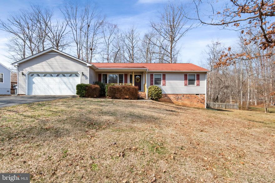 Join us for an Open House Saturday 3/14 11 am - 1 pm.  
Welcome to 10712 Maple Ridge Drive, set in the Holleybrooke neighborhood of Spotsylvania.  This inviting rambler offers comfortable living with a layout that feels both flowing and functional. Offering 3 bedrooms and 2 full baths in over 1500 square feet, the home is designed for easy everyday living.  The spacious living room opens into a formal dining room with a large bay window overlooking the backyard.   A family room is on the other side of the kitchen and offers more room to spread out as well as access to your deck and yard.  On the opposite side of the home, you will find the primary bedroom with ensuite as well as two secondary bedrooms that share a hall bath.  
Outside, enjoy a a spacious deck and fenced yard with room to relax, garden, or entertain.  An encapsulated crawl space with humidifier offers great storage and peace of mind.  The house has been freshly painted and professionally cleaned, and offers a move-in ready home that you can update in your own style!
Living in Holleybrooke means access to the community pool and tot lots—all while being just minutes from shopping, dining, and commuter routes including I-95, route 1, and the VRE/commuter vans. Don't miss your opportunity to enjoy easy single-level living in a well-established Spotsylvania neighborhood. 

***security cameras are in place and active***