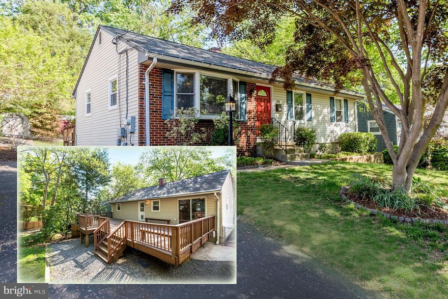 Gorgeous remodeled home in water privileged Admiral Heights. Gleaming hardwood floors on main level, fresh modern paint throughout. Spa-like master bath and cavernous master closet is a rarity in a house this size - truly special! The oversized deck and backyard are amazing. Full bath in fin. basement offers poss. for bedroom, playroom, or office. The sellers have done everything right!  Turnkey!