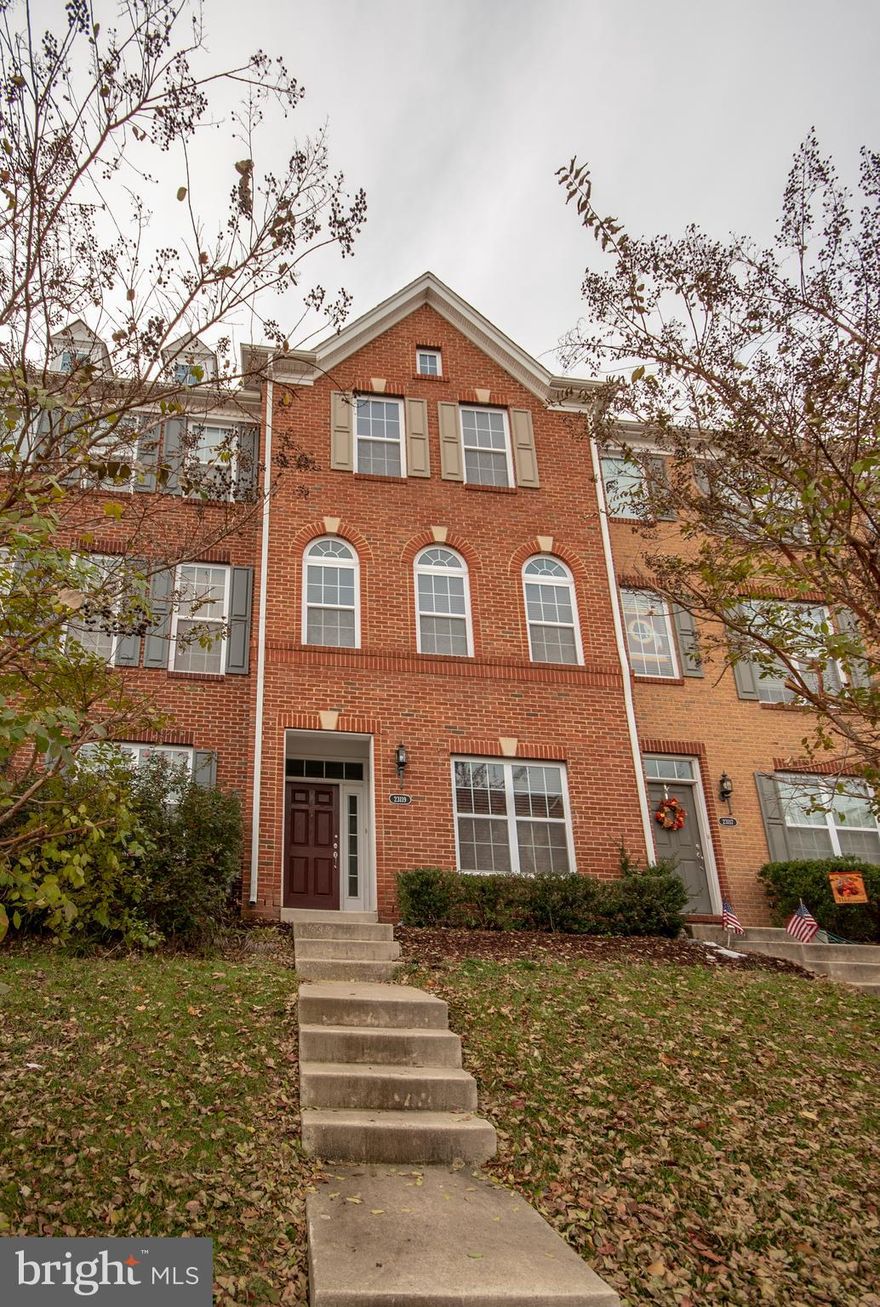 Beautifully 4 Bedroom with 3.5 Bathroom Townhouse In Loudoun Valley Estates. At the entrance level, it has one bedroom with a full bath. On the upper level, It has Gourmet Eat In Kitchen with Mocha Cabinets, Granite Counters, Stainless Steel Appliances, and a Huge Island. These 3 Finished Levels Include Spacious Living Room, Spacious Master Suite with Luxury Master Bath and walk-in closets and 2 Car Garage. It has the hardwood flooring throughout the levels. Enjoy Swimming, Tennis, and More*Walk to Schools*