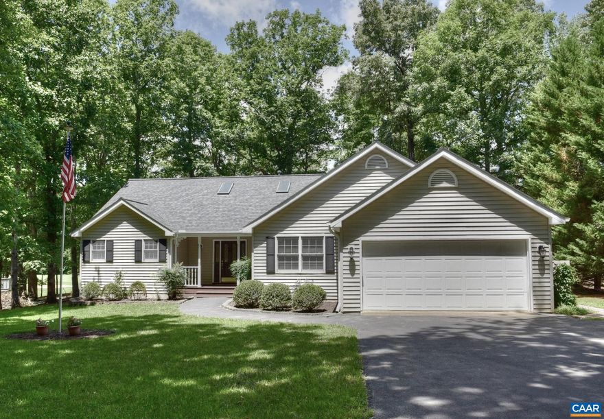 Perfectly situated for privacy and convenience, this one level home on the 7th fairway of the gold course offers just what you're looking for. Three spacious bedrooms and two full baths create a comfortable space for all. You will love the huge screened porch overlooking the golf course. This flat and and spacious lot is beautifully landscaped. Gleaming hardwood floors grace the large family room with gas fireplace and vaulted ceilings. New roof and many updates make this home a great buy, don't miss it!