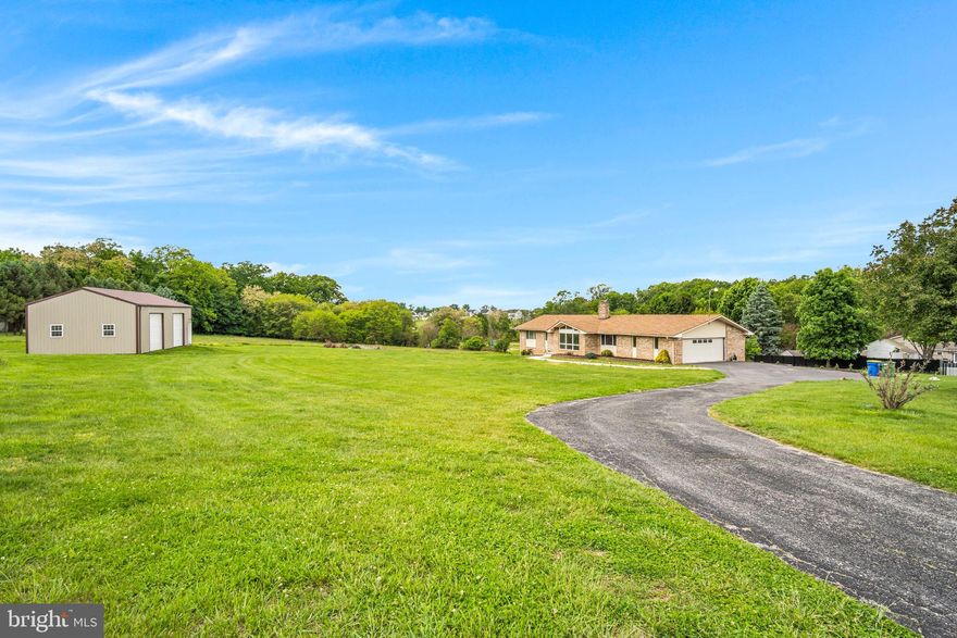 Welcome to 5 Sunset Drive! Beautifully updated and nestled on 7.5 picturesque acres in the desirable South Western School District, this exceptional property offers the perfect combination of modern comfort and country charm. With over 2,600 fin. sq. ft., 3/4 bedrooms and 2 full baths, the home provides flexible living space ideal for a variety of lifestyles! If you're looking for easy one-story living - this is the one for you! 

The inviting living room showcases a stunning stone fireplace, while the bright morning room offers the perfect place to relax  with a cup of coffee and enjoy scenic views year-round. The spacious kitchen, just off the morning & living rooms, boasts gorgeous cabinets, brand new flooring & plenty of storage. 

The partially finished basement provides additional living space perfect for a family room, home office, gym, or guest area, along with abundant storage throughout. Outside, the impressive pole barn offers endless possibilities for hobbies, equipment storage, workshop space, or recreational use. 

Enjoy the peace and privacy of rural living while remaining conveniently located near Hanover, shopping, dining, and the Maryland line. A rare opportunity to own updated acreage with space to live, work, and play! Be sure to schedule your tour right away - this one won't last long! 

Buyer to verify square footage. Seller reserves the  right to accept offer at any time.