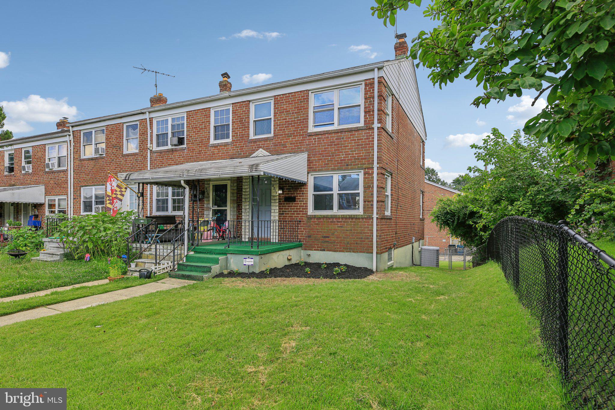 Perched on a quiet street just minutes from the heart of the city, this renovated end-unit brick townhome blends charm, convenience, and practical updates in one smart package. As you step inside, the natural light highlights fresh finishes and a layout designed for easy living, whether you're hosting friends or enjoying a quiet evening in.
The updated kitchen steals the spotlight with its crisp white cabinetry, gleaming quartz counters, stainless steel appliances, and classic subway tile that ties it all together. Fresh paint and new carpet throughout give the entire home a clean, modern feel, while the finished basement adds valuable space for work, play, or storage.
Outside, a fenced-in backyard offers privacy and room to relax, and the two-car parking pad means you won't have to search for a spot. Just blocks away, you'll find green spaces like Arundel Village Park and Cross Street playground, along with shopping and dining options nearby. With easy access to public transit and major commuter routes, getting around is simple.
Whether you're looking to settle into your first home or add a strong rental to your portfolio, this Brooklyn gem checks the boxes for style, space, and location.