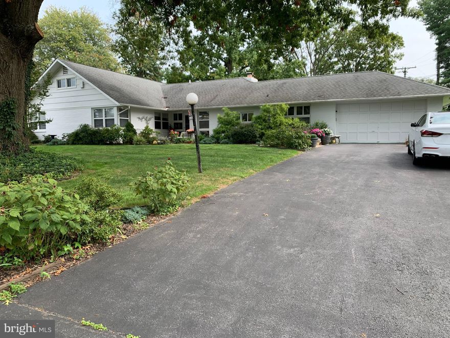 Built in 1953 (Sugar home – “Sugarville”), this large 1 1/2 story rancher sits on a beautiful landscaped quiet 1/2 acre lot In Long Meadow. 4 bedrooms, a 12 x 12 office that could easily be used as a 5th bedroom, sunroom, engineered and parquet floors, cathedral ceiling in living room, working fireplace open to both dining and living rooms, large rear porch with hot tub spa, Weber grill and table & chairs. Attic has 4 closets and shelving for storage and can be converted to bedrooms and bathroom. Updated kitchen and 2 of the 3 bathrooms. Zoned heating and central air. Voluntary HOA ($150/yr) offers oil discount buying group and enforces building covenants.

The details: 
Brick, approx. lot size: 0.56 acre (per tax records). 4 bedrooms, office/study, 3 baths (master bath and guest bath updated),updated kitchen, mud/laundry rm, Florida rm (FR), built on slab. Minutes from Rt 695 at Stevenson or Park Hgts Ave., close to shopping, banking, etc. Outdoor lge. concrete patio. Hot water baseboard multi-zone heating (w\separate thermostats), central A/C w/ Ecobee thermostat in LR [& remote 2 nd room monitor], ceiling fans in MB, B1 and FR, cable wired, landscaped lot, storm windows and doors [excl FR]

Rm sizes (approx.): LR: 21x15/1 (with cathedral ceiling & 2-sided fireplace between LR and DR), DR: 15x12/1, Kt: 18x13/1, FR 20x13/1 (FR is windowed on 3-sides and opens to patio), MB: 15x15/1, B2: 13x11/1, B3 13x10/1, B4: 09x07/1, Office/study: 12x12, Mud Room: 9 3/4 x12 (with storage inset, and cabinets), hallway has linen closet and built in drawers and cabinets , 2-car garage with shelving, cabinets and ceiling rack storage. 46 x 12 attic for future expansion –(partially shelved w/4 closets),

Floors: Parquet floors on LR, DR, FR, Foyer and hallways. Engineered floors in MB, BR 1, BR2, BR3, BR4 and study/office. Formal dining rm, eat-in modern kitchen, pantry, laundry/mud room, ceramic tile in kitchen and mud rm.

Appls: electric stovetop with power up exhaust fan, self-cleaning double oven, side by side refrigerator/freezer, built-in microwave, instant hot, Maytag (ex. lge) washer, Samsung electric dryer, 2 dishwashers (note facings on refrigerator and dishwashers match cabinetry), garbage disposal, freezer in mud/laundry room.

Also Includes: security system (separate central station monthly monitoring fee) plus outdoor
video monitoring cameras [BING-Amazon system]. Outdoor lighting on timer, ceiling fans in
FR, MB, BR1.

Excludes: hanging light fixture in kitchen, front porch metal sculpture of leaves and branches.
Also excludes, unless otherwise negotiated, SoftSpa hot tub and outdoor furniture and garden
pots, Generac generator.

Oil heat (HOA is voluntary and Long Meadow Association (“LMA”) members may join LMA
oil buying group via Gerner Energy). Public water and public sewage.

Current tax: $5,100.00, Oil usage: $2,654.00, BG&E: $2,100.00. No warranties made regarding
the information contained herein, check measurements to confirm sizes.