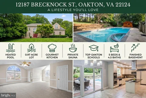 12187 Brecknock Street, Oakton, VA MLS: VAFX2297718