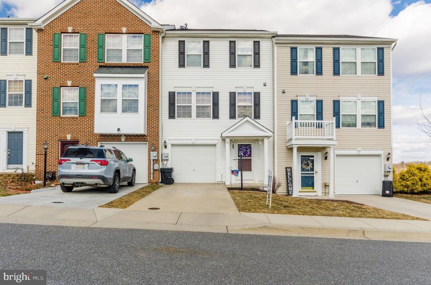 HIGHEST AND BEST BY 2/17 BY 5:00 PM. Sought after Falling Waters. This immaculate townhome is ready to move into.  The main level has a full bath, garage, and a small family room.  The second level has attractive laminate flooring throughout, an eat-in kitchen with a bar, a nice kitchen with windows for the view, large living room with a combined dining room.  This home is one for the eyes to see.  The upper level also has 3 bedrooms and 2 full baths with the privacy of the primary bedroom on the other end.  Soaking tub to enjoy with its own private shower, and double sink vanity. This home has an awesome tiered deck to enjoy the days and the nights. This townhome is very close for the commuters to I-81 and also I-70.  Close to shopping and some restaurants.  The seller has taken care of this home with special care.  New Heat Pump also.  Don't wait to see this one!  More photo's to follow.