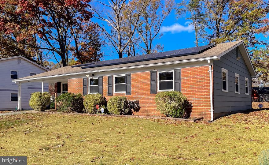 MOTIVATED SELLER! BRING YOUR BEST OFFER! VA Assumable Loan at 4.625% .  Welcome to 4076 Hamlin Lane, a charming 4-bedroom, 2-bath home located in a quiet cul-de-sac in Waldorf, MD. Priced to sell, this single-family home is offered for under $400,000 and sits on a spacious .256-acre lot. The residence features a practical layout with spacious living areas and a sliding glass door that opens to the rear patio, perfect for outdoor entertaining or relaxation. Enjoy the inviting front porch and the convenience of a carport. With easy access to commuter routes, buses near Leonardtown Road, and proximity to shops and restaurants, this home offers the perfect blend of comfort and accessibility. Don’t miss the opportunity to make this your own!