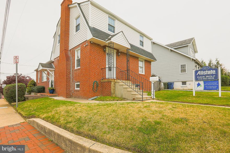 Residential Office Space AVAILABLE in Parkville * A great opportunity to own a R/O building and run your own  business * Currently there is one tenant in there that is staying *  Features Include One FULL and 2 HALF baths * Some fresh paint * new siding * NEW electric panel *  Multiple offices * Conference Rooms * Upper level storage * MULTIPLE car driveway