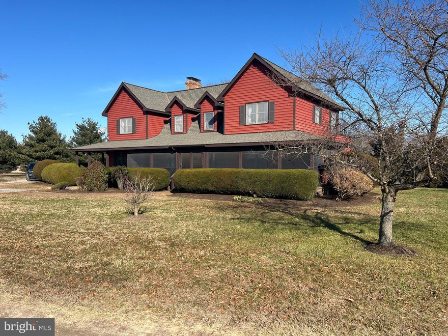 Beautiful farmstead situated on 410± acres, featuring 355± acres of highly productive tillable ground with approximately 210± acres under irrigation. The irrigation system consists of two pivots supplied by well water, supporting efficient and reliable crop production.

The property includes a very well-maintained two-story, custom home that offers comfort, space and functionality. The upper level features a private bedroom and bathroom, walk-in closet, living room, and office space highlighted by a cozy wood-burning stove. Two large balconies on the upper level provide stunning pastoral views overlooking the farm.

The main level includes three additional bedrooms, one full bathroom and one half bathroom, and an inviting gourmet kitchen and dining area with a large island and two skylights that flood the space with natural light—one positioned over the kitchen and one over the dining area. Adjacent to the kitchen is a large, comfortable living room with a wood-burning stove.  A hallway on the main level leads to the convenient half bath, mud room and laundry room, enhancing the home’s practicality for farm living.  The first floor also features a storage room and utility / mechanical room with interior and exterior access.

Outdoors, enjoy a deck off the the kitchen / dining area, paved basketball court located just behind the home and pastoral views.  Approximately 100 yards from the residence is a large farm building ideal for storing farm machinery and crop equipment. This property presents an excellent opportunity to own a high-quality agricultural operation paired with a welcoming country residence.

Professional Photos Coming Soon