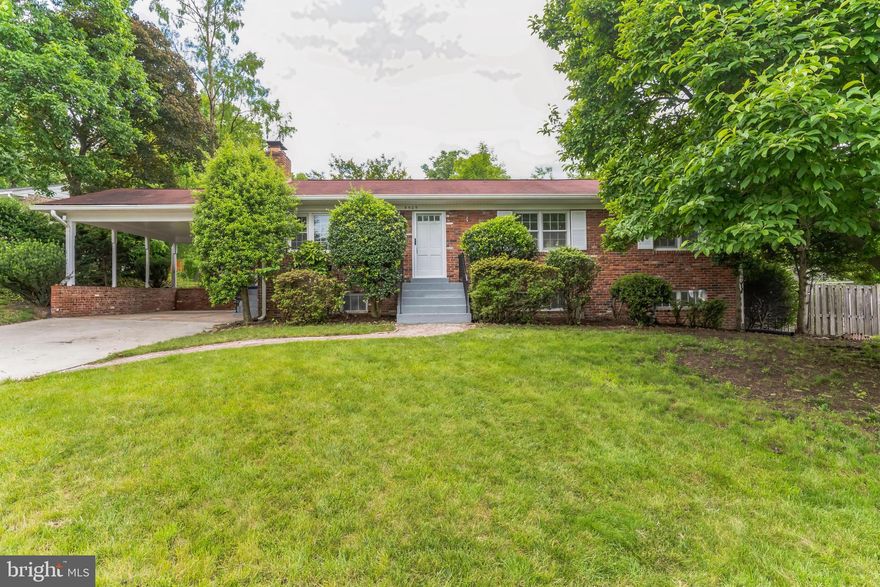 Welcome home to this totally renovated 4 bedroom, 3 bathroom rambler home in Alexandria! Walk into a light and bright living room with abundant natural light illuminating the space from the large front window. Enjoy a cozy evening in front of the fireplace with mantel. Move easily into the dining area with chair railing, modern chandelier and french doors to screen in porch, perfect for warm weather entertaining. The fully-equipped kitchen features brand new stainless steel appliances, quartz countertops, and plenty of cabinetry to make meal prep a breeze! The main level includes the spacious primary bedroom featuring its own private en-suite bathroom with stall shower and all updated features such as new toilet, vanity and tile work. Two additional bedrooms and a hall bath complete the main level - perfect for easy living. The lower level is perfect for entertaining with brick fireplace and wet bar. An additional bedroom with storage space is perfect for guests. A sliding glass door leads to fenced in back yard with pool - perfect for summertime fun! Conveniently located near the Capital Beltway, Dorn Street Metro station and only minutes from numerous shopping and dining options. Don’t miss the chance to make this your own!