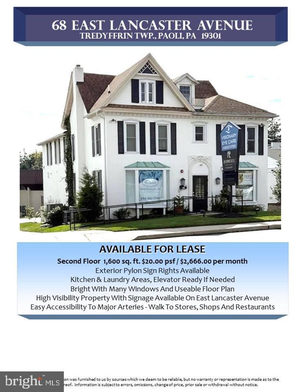 Photo of 68 E Lancaster Avenue, PAOLI, PA 19301 (MLS # PACT2111776)