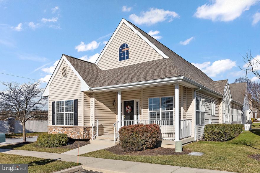 Victoria Gardens living at its finest. The rarely available "Maplewood" is one of the most desired and popular models in this charming "Over 55 "community located  a country mile from bustling, Historic Kennett Square.  The open vaulted ceiling and  flowing floor plan is conducive to everyday convenient living,  as well as offering a great entertaining venue. Shimmering hardwood floors gleam from the entry hall through the kitchen, great room,  dining room and hallway in this amazing 2 bedroom. 2 bath 1 fl home. The Great Room Is complete with a  corner gas fireplace with wood surround for cozy comfort at the flick of the switch on a cold winters night . There is a deck off the great room through a sliding glass door for Spring, Summer and Fall outdoor enjoyment. Beautiful sunlight streams through the Triple Formal  Dining Room palladium window.  Enjoy exercising your culinary skills In the spacious kitchen with wood  cabinetry and  Corian countertops and seldom,  if ever used ,appliances in "like new"  condition .
 The Laundry Room is directly across from the spacious Main Bedroom Suite,  complete with new spectacular redesigned full tile bath with oversized walk-in Shower and huge closet. There is also a spacious walk- in clothes closet as well as, 2 additional closets.
The second bedroom/office is located in the front of this lovely home right off the entry hall and next to another Full  bath with tub.
The poured concrete basement footprint encompasses the entire square footage of the home and is clean and dry.
You need not ever worry about Mother Nature's very occasional electrical outage as you are protected with a whole house generator and a brand-new roof was installed recently, as well. The community also boasts of a beautiful Clubhouse with glistening In- Ground, Outdoor Pool, Billiard room, Library, Workout Room and stunning Great Room, with full Kitchen. Its location is convenient to all shopping centers in the area as well as the restaurants and boutiques in the lovely historic town of Kennett Square, internationally acclaimed Longwood gardens, McFarland Medical Center, I 95 to Philadelphia airport and Route 52 corridor to West Chester or downtown Wilmington, DE.  Resolve Never to pick up a mower or a shovel again, as the association dues covers snow removal, all lawn and shrubbery care, as well as trash removal. It is a community brimming with fun filled activities right here in "The Gardens ", as well, for those who wish to participate. A true Gem in "The Gardens"! An added feature for the lucky owner of this beautiful home is the side deck sitting next to the private road for barbecuing, reading, relaxing and during the Summer and Fall, enjoying the beauty of the Longwood Gardens fireworks display from your own private setting. This one has it ALL!