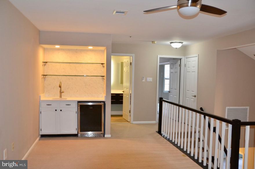 24 HOUR NOTICE TO SHOW>
Welcome to Riva Trace.  Step into this spacious luxury upscale condo. 2 BR, 2.5 BA.  Gorgeous updates throughout. Two master suites with full master bath each.  Upstairs bathroom has been updated with newly tiled shower, new shower door, cabinets, flooring, lighting and interactive mirrors. A cozy loft area featuring updated granite countertop, sink, glass shelves and refrigerator.  Great space for entertaining!  The Sunroom has new flooring and a beautiful wooded view.   Tennis courts, walking paths and water access with kayak launch.  Easy access to Rt. 50 to Baltimore, D.C. and the Eastern Shore. Apply at Rent Spree.  See attached link.