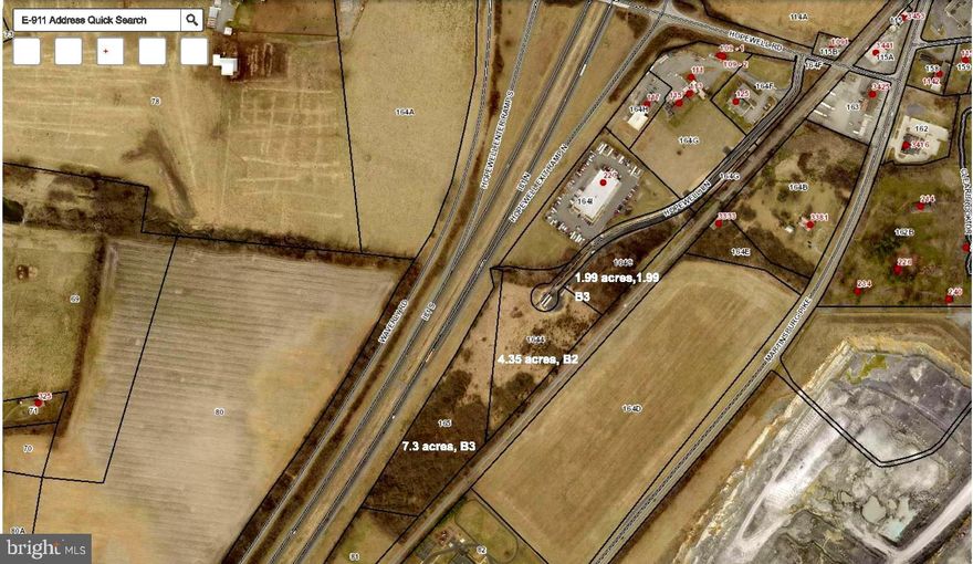 7.30 Acres, Interstate Location! I-81, Exit 321, VDOT road just installed directly into property! Ideal for hotel or flex development! All utilities within close proximity, ready for your development plans! Outstanding interstate visibility and access! Asking $1,095,000 for 7.3 acres (zoned B3) or all 13.64 acres (combon B3 and B2 zoning) for $2,046,000 ($150K/acre). Huge eastern county growth! Call today!