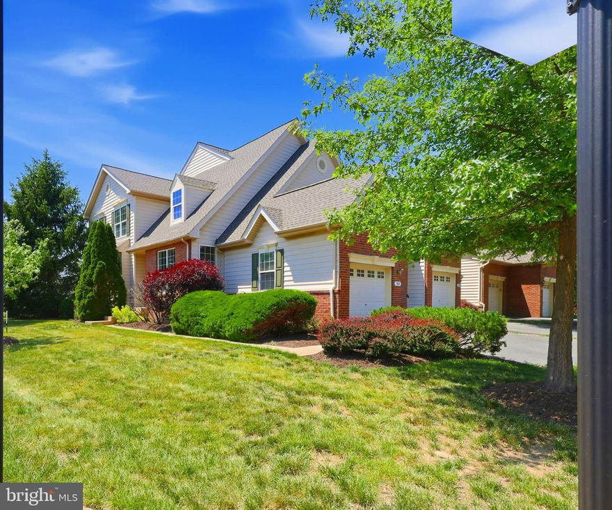 Welcome the gated golf course community of Belmont Country Club.    Once through the security gate you will realize what an exceptional neighborhood this is! This townhouse has  4 bedrooms, 3.5 bathrooms and is a light filled, end unit with only 3 units on this side of Edgemont Square.   This floorplan feels like a single family home rather than a narrow townhouse.   As you enter the property, immediately you will notice the vaulted high ceilings.  Formal living room (or office) is on the right, formal dining is to the left.   Continuing into the heart of the home is the open space featuring the kitchen, informal dining and family room with fireplace.   The deck backs to trees and is mostly shaded during the day.     Upstairs you'll find three bedrooms with a large primary bedroom and bathroom with shower and soaking tub.  The basement space could offer an additional bedroom, however it does not have a full size window.   In addition there is plenty of storage and large rec room!   Be sure to check the HOA amenities that includes all lawn maintenance.  Golf Course membership is available.  This community is located in an ideal location.  Ashburn and nearby Historic Leesburg offer countless dining options, shopping, vineyards and entertainment,  Blue Ridge Mountain Road is a 30 minute drive with hiking on the Appalachian Trail or a scenic day at one of the vineyards or breweries.  There is something for everyone!