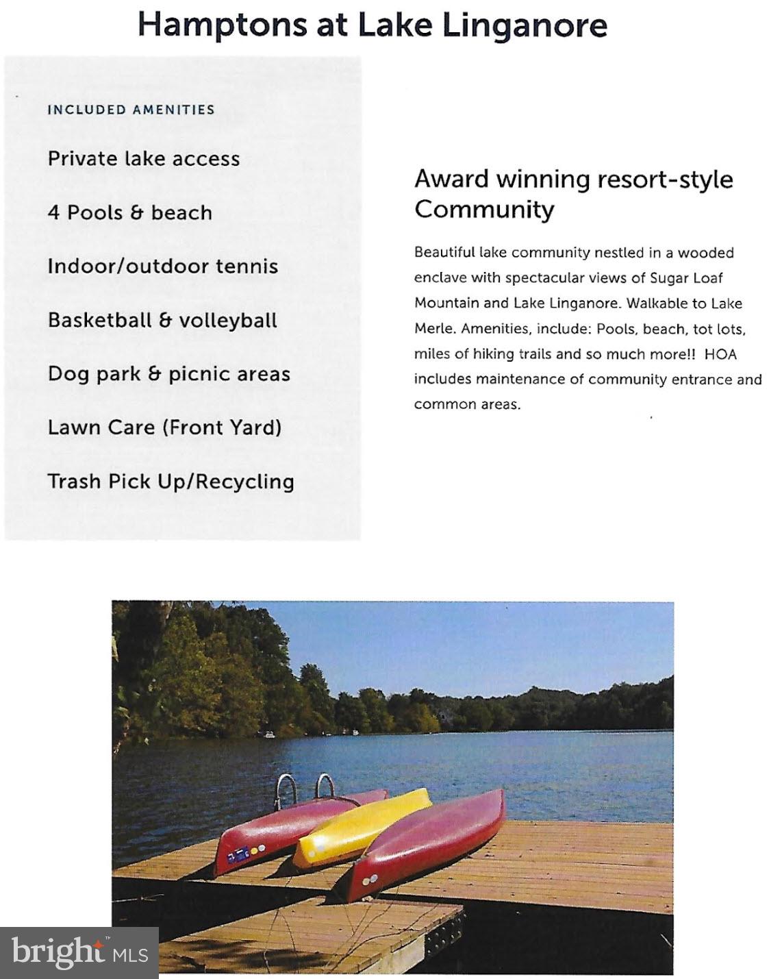 LAKE LINGANORE - Residential Lease