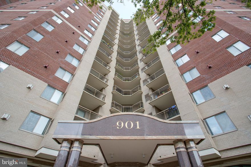 Rare 2 bedroom, 2 bathroom w/ den available immediately. Nicely updated unit with brand new kitchen appliances. This is one of the largest floorpans in the building. Unit has balcony and fireplace as well as 2 assigned garage parking spots. Directly across the street from metro in the heart of Virginia Square.
