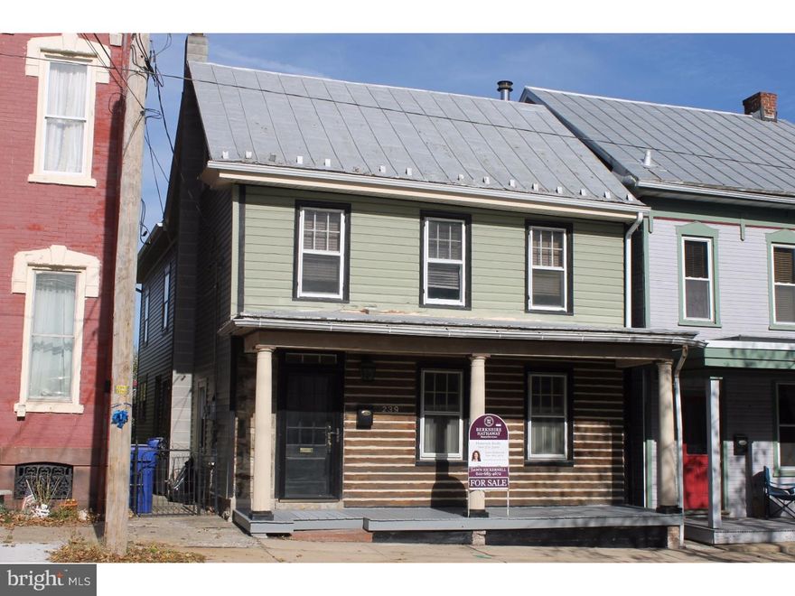 Lovely single home with old world charm. Original home is a log home. 3 private bedrooms & all new flooring throughout. This home is move in ready. Remodeled kitchen, some new windows & beautiful staircase leading to 2nd floor. Large yard & side porch flows to back deck to enjoy the outdoors. One year HMS warranty with acceptable offer.