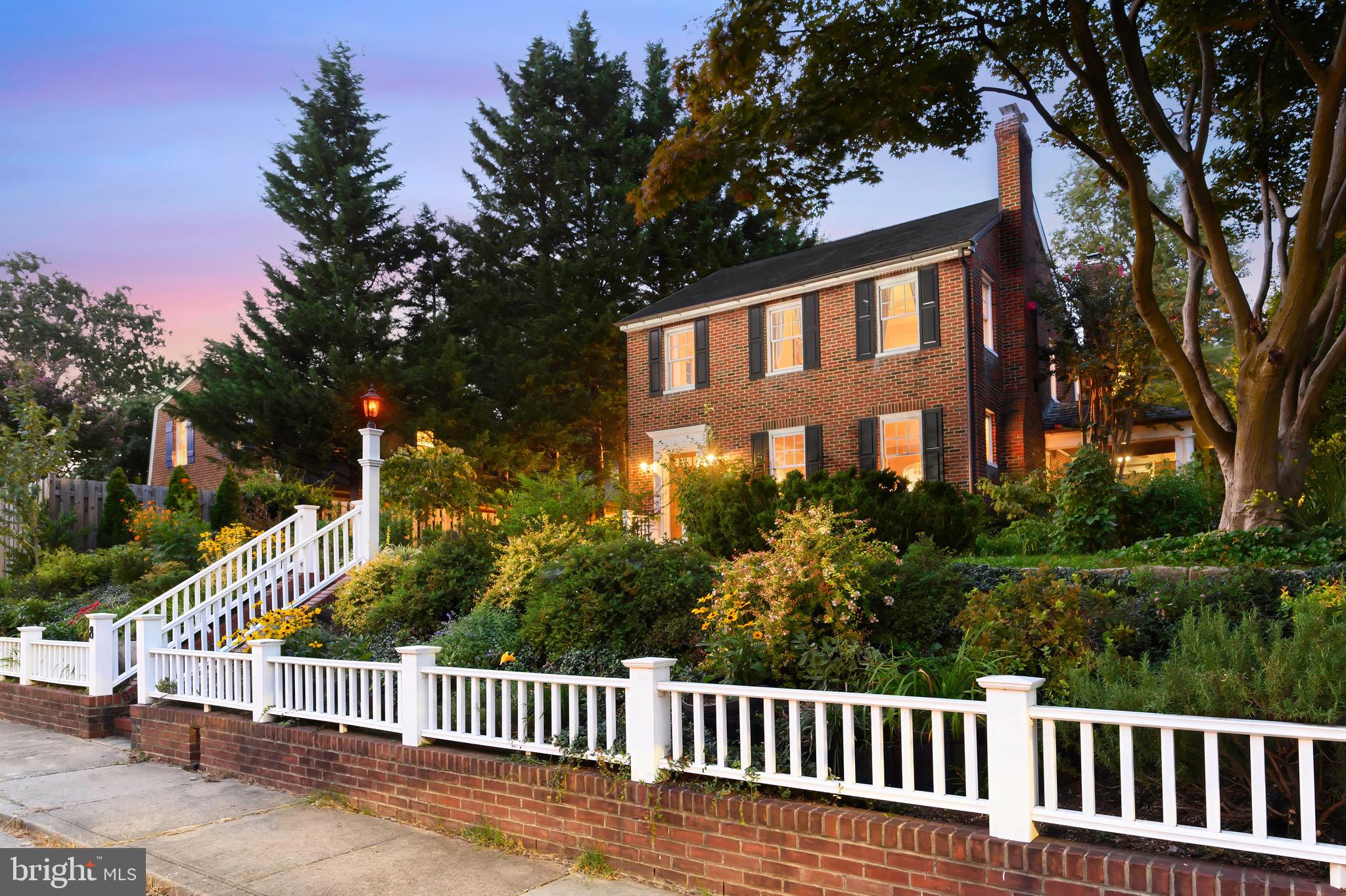 Perched on high ground this quintessential two story traditional brick home adorned with copper gutters, rests in the heart of Murray Hill. With so much to offer this home has a generous, open kitchen family room with a fireplace that gracefully flows out to a large wraparound Ipe deck, screened porch and gardens to delight in every season. Solid hardwood floors transition through all the living areas as well as to the four bedrooms. The second floor master suite with vaulted ceiling overlooks the rear gardens and offers a walk in closet, master-bath with both shower and tub. A third floor bonus room provides extra space to accommodate your own personal needs. When the day is done retreat to your outdoor oasis fully equipped with an outdoor garden/storage shed big enough to store kayaks and other garden items. 8 Steele Ave. is just a quick walk to the water access at Lafayette Park (on Spa Creek) for a little meditation and relaxation.