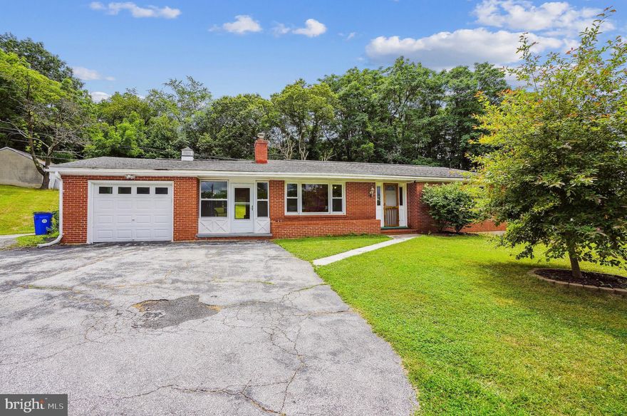 Country single-floor living yet easily accessible to shopping and major routes of travel. Kitchen features some new cabinets and Silestone counters (2018). The multitude of ceilings fans plus window AC units will keep you cool on hot days. Stay cozy in the colder months with oil heat and the fireplace insert. Hot water heater was replaced in 2021. Windows were replaced in 2020. Imagine stepping out of the shower in the winter onto the heated floor!  The fenced rear yard is ideal for pets, children  and entertaining. And plenty of space for animals!