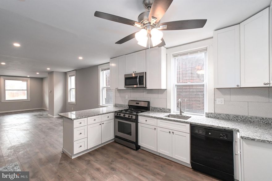 Welcome to 1506 Hazel St, a recently updated gem nestled in the heart of Curtis Bay, MD 21226. This spacious 3-bedroom, 3-bathroom home offers modern amenities and an open floorplan, perfect for both relaxation and entertainment. Upon entering, you're greeted by a seamless main level featuring a living room, dining room, and kitchen. The kitchen boasts granite countertops, stainless steel appliances, and a breakfast bar, while a full bathroom with granite countertops adds convenience. Upstairs, discover three bedrooms, including a master bedroom with its own full bathroom, providing comfort and privacy. The lower level, a walkout basement, offers versatility as storage space or potential future expansion. With its recent updates, spacious rooms, and convenient location, this home presents an exceptional opportunity for comfortable living. Don't miss your chance to call 1506 Hazel St home—schedule a showing today!  (The home doesn't have a fridge, washer and dryer in place now, but will have them installed prior to closing.