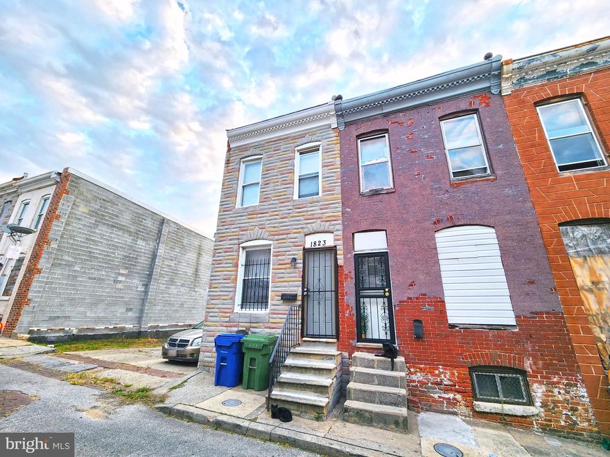 ONLINE AUCTION: Bidding begins 11/02/2023 @ 10:00 AM. Bidding ends 11/06/2023 @ 11:50 AM. List Price is Suggested Opening Bid. Deposit: $5,000. 10% Buyers Premium added to the high bid.

Located in the Broadway East area, this 2-story townhouse is just minutes away from Clifton Park Golf Course, with easy access to the major traffic artery of E North Ave. The property is believed to be occupied.