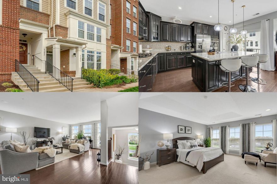 Welcome to this spacious, over 2,400 square foot upper-level unit—one of the largest in the community—offering an exceptional blend of space, style, and modern comfort. As you enter, you're greeted by brand new carpet on the stairs, setting the tone for the fresh and inviting ambiance throughout. The main level features an open-concept layout with gleaming hardwood floors and a large family room accented by custom built-in shelves, creating a warm and functional living space. A convenient half bath is tucked off the main living area, while the open flow continues into the dining space and beautifully updated kitchen. The kitchen is equipped with granite countertops, stainless steel appliances, a wall oven, and plenty of cabinetry, making it both stylish and practical. Just off the kitchen, a private balcony provides a peaceful outdoor retreat.

Upstairs, the expansive owner’s suite is a true haven, featuring an abundance of natural light from oversized windows, a spacious walk-in closet, and a beautifully updated en-suite bathroom. Two additional generously sized bedrooms, an updated hallway bath, and a full laundry area complete the upper level, offering both convenience and comfort for everyday living.

This home also includes a full-house Culligan water filtration system, ensuring clean, high-quality water throughout. The roof was replaced just a year ago, adding value and long-term peace of mind. Perfectly situated with close proximity to Route 50, Route 28, top-rated schools, shopping, and dining, this home offers the ideal combination of location, upgrades, and spacious living. Don’t miss the opportunity to make it yours—this one is a must-see!