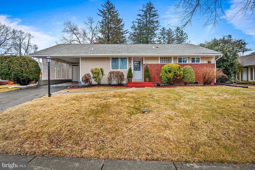 Move right in to this adorable Knollwood rancher and enjoy living in Towson. Walk to local schools and restaurants and enjoy the benefits of the Knollwood community, just steps from the Country Club of Maryland. Come home to 624 Fairway Drive, parking your car in the carport out of the snow, ice, and rain. Inside find an open floor plan with an enlarged, eat-in kitchen complete with granite counters, brand new appliances, bamboo flooring, and gorgeous wood cabinets. There is space for a large table, ensuring this room will be the center of the household. The kitchen is open to the living room, which features a  brick fireplace flanked by custom built-in cabinets. A vaulted ceiling adds height to the room, giving the home a contemporary feel. From the living room, step onto the back patio and into the beautiful back yard. This home has a slight "L" shape, and in the smaller section you will be surprised to find a second full bath as well as a utility and storage room. This full bath is useful as a second bathroom but also as a place to rinse off after a work out or gardening. Back in the main part of the home, do not miss the laundry  area in the hallway. The hall bathroom was renovated a few years ago, and three bedrooms offer plenty of space for the versatility of a home office or guest room. The pull down attic offers space for storage. The roof was replaced in 2025. The windows, water main, and sewer line have also been replaced. Natural gas is coming to the street as early as Spring 2026. Enjoy one-level living. Crawl space has been encapsulated and has a temperature and humidity controls in the house. Huge attic for additional storage.