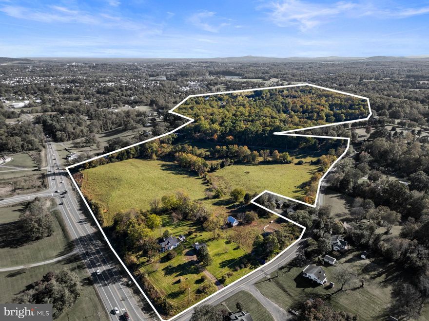 Incredible Subdivision Potential & Opportunity - 28+ acres of rolling/pastural R1 (Residential/40,000 sq/ft minimum lot size)  zoned land just outside Culpeper town limits.  Long frontage on RT 522 and Gibson Mill Road.  Initial meetings with county planning & zoning indicated that a new subdivision can be created by-right.  Don't miss your chance ... parcels like this rarely come to market.