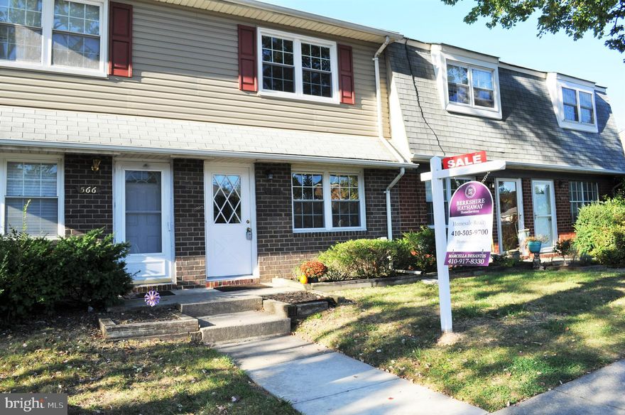 Picture perfect and easy living awaits in this 2021 renovation.  You will see the pride of ownership and this one will not last long!   

First floor:  new vinyl flooring, fresh paint, and a fully updated gourmet kitchen.  New cabinetry, quartz countertops, and new s/s appliances lead to an eat-in kitchen area complete w a full sliding door and your private patio.  A full-sized front loading washer/dryer is located in the kitchen.  Family room oversized, with closet and lots of natural light!

Second floor:  New paint, wall-to-wall carpet, and an updated bath, that includes new tile, vanity, paint, and fixtures.  The 2 bedrooms are ample in size and have a double closet in one and a walk-in closet in the other.  Each bedroom and hallway is complete with new W/W carpet and double windows for lots of natural lighting!

The community offers assigned parking, pool privileges, upkeep of common areas, and a playground.  Drive or walk to nearby grocery and shopping.  Annapolis is 10 minutes away and has easy access to major highways Rt 97, Rt 100, and 695!  BWI is minutes away!