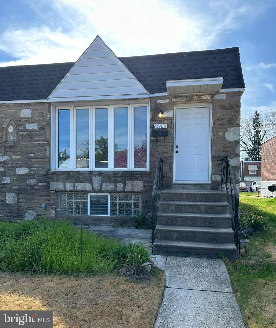 Welcome to this beautiful, completely renovated 3 bedrooms, 3 baths ranch, located in a quiet, family-friendly neighborhood in 19116 zip code of Philadelphia. This property has everything what you need and it is brand new, tastefully decorated with luxury vinyl flooring and ceiling lights in every space. Walk through the front door into the open-concept living and dining area. 5 large windows flooding this big space with natural light and it is perfect for entertaining guests or relaxing with your family. Modern kitchen, with granite countertops and plenty of cabinet space, fully equipped with stainless steel appliances: refrigerator, gas stove, dishwasher and microwave. Down the hall you can find spacious primary bedroom, featuring an en-suite full bathroom with modern fixtures. Additional two bedrooms are generously sized with ample closet space and perfect for the large family, guests, or a home office with additional full bathroom accessed through the hallway. Fully finished large basement offers almost 1000 sq.ft. of additional living space and has a 3rd full bathroom, laundry area with washer, dryer and laundry think, and has access to the back of the property and the garage.  Security deposit, first and last months are required to move in.