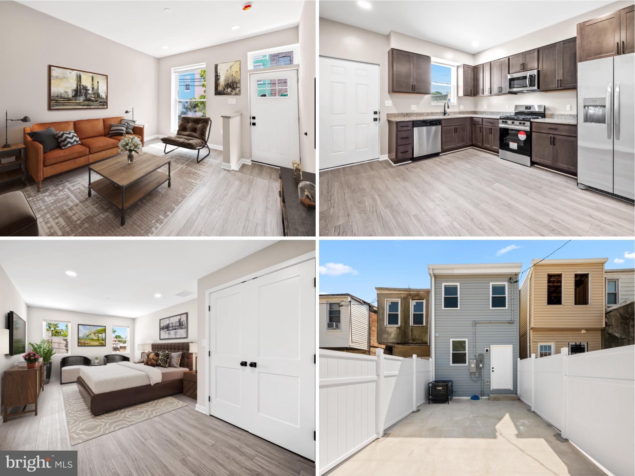 30K in grants available! 516 E 27th is an extensive new renovation with a PARKING PAD in East Harwood, a quiet, centrally located neighborhood. This property qualifies for the Vacant to Value $10,000 grant, and FNB Bank offers a $20,000 grant with 100% financing and no mortgage insurance premium (MIP). Enjoy an open floor plan concept, vinyl reclaimed wood-like plank flooring, and a gourmet kitchen with granite & stainless steel appliances! Enjoy premium finishes, spa-like bathrooms, a finished basement, a skylight, and two spacious bedrooms upstairs, including a large main bedroom with a double vanity full bath. The finished lower level, previously used as a bedroom, can also serve as an additional family room. This neighborhood is the best-kept secret, with much upside on your investment. Let's see what grant money you qualify for! The Walk Score: 86 out of 100, Very Walkable! Transit Score is 74 out of 100, Excellent Transit! The Bike Score is 67 out of 100, Bikable!