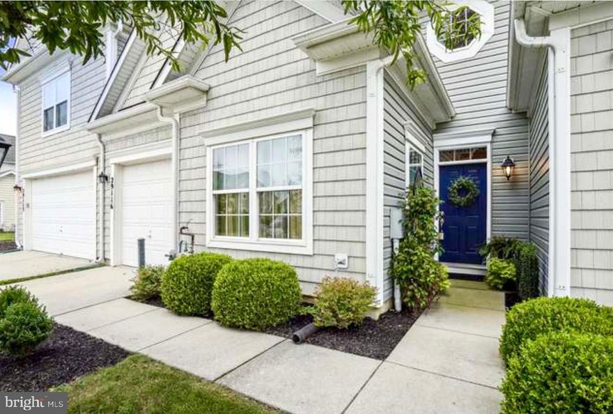 Spacious open concept townhouse in the Lakelands Community of Easton. Kitchen is well equipped with stainless steel appliances, gas range, granite countertops, and breakfast bar seating. Large separate dining room. The living room features a gas fireplace and walk out to the patio in a large backyard overlooking a creek for outdoor entertaining. A private den/office with French doors and laundry room with washer and dryer are located on the main level. New luxury vinyl plank flooring throughout the first floor. New ceiling fans in every bedroom, living room, and the loft family room. Three bedrooms and 2.5 bathrooms with primary suite located on first floor with double sink, tiled shower, and large walk-in closet. The second floor features a cozy loft family room, two spacious bedrooms, and a shared bathroom with double sinks, shower, and tub. The bonus room above the garage can be a second office space, exercise room, or playroom. New gas hot water heater. Attached one car garage. The community offers an outside pool. Great location with easy access to Route 50.