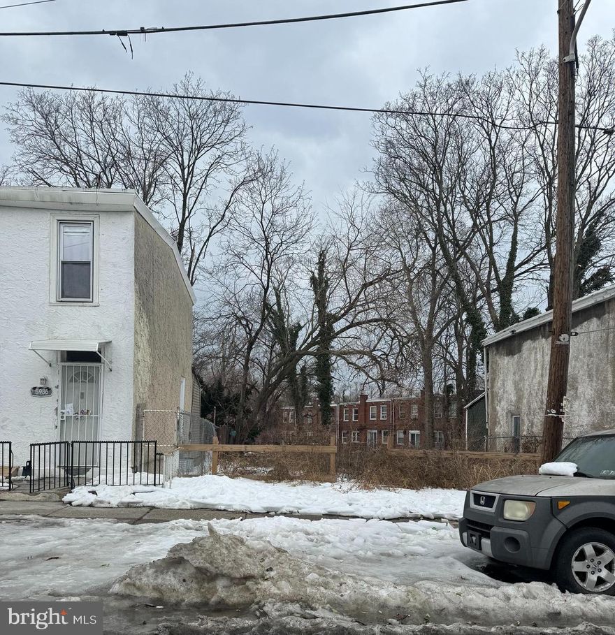 Opportunity knocks with this 15 feet wide-100 feet deep buildable parcel zoned RSA-5 in the heart of Philadelphia's Logan-Ogontz-Fern Rock neighborhood. Whether you're an investor, developer or homebuilder, this parcel offers a blank slate. 1,491 sq ft conveniently situated near Broad St. public transit, schools, shopping and local parks.