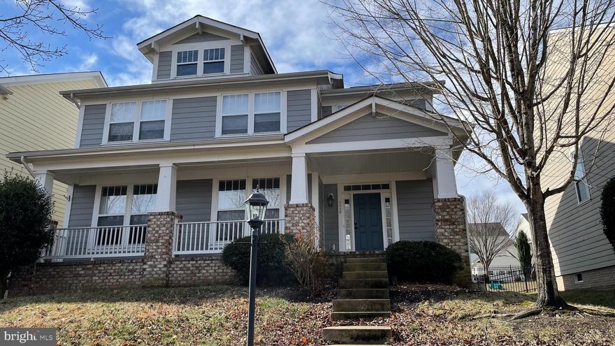 Beautiful Craftsman-style home in sought after Idlewild neighborhood. This home offers 4 large bedrooms with oversized closets, 3.5 baths, including a primary suite with a walk-in closet, soaking tub and dual vanities. The spacious kitchen has a butlers pantry, island and upgraded Corian countertops and flows into the large family room featuring a cozy gas fireplace. Finished basement has a large rec room with an adorable built-in playhouse, potential extra bedroom (NTC), a full bathroom and tons of storage space.  Stamped concrete patio is great for entertaining in fenced rear yard. Off street parking with a detached 2 car garage. Conveniently located to community amenities such as pool, and walking trails while also close to downtown Fredericksburg and I-95.