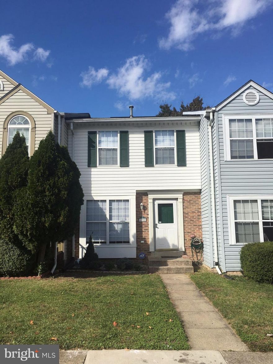 Available immediately!!! Come see this well maintained townhouse with 3 bedrooms upstairs, 2 full baths and 2 half baths. Fenced backyard and a deck overlooking trees in the back. Brand new carpet in the upper level and 2 assigned parking spots. Walk out basement to a nice patio. There is also a huge storage area. in the basement.  No pets are allowed. The application fee is $45 per adult.