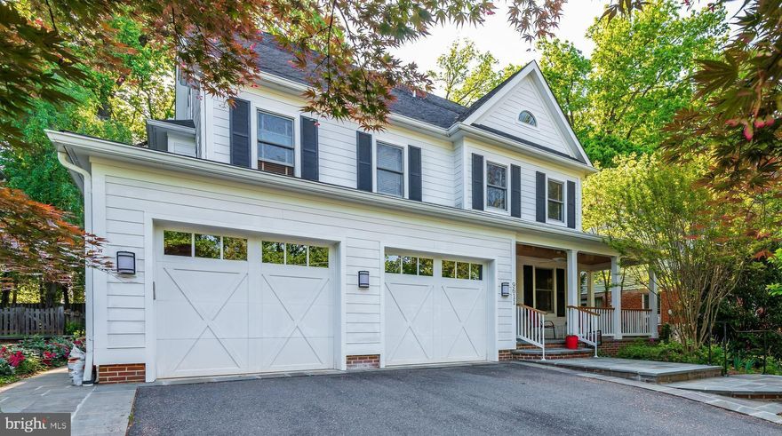 Welcome to this custom built 7 br, 5.5 bath one owner home. Loaded with features including gourmet kitchen with 6 burner dual fuel range, dual door stainless steel fridge, wine fridge, 3 sinks and 3 disposals. Family room with built in birch cabinets, and gas fireplace, screened-in porch, extra large dining room, living room, powder room, mud room with side exit on the first floor. The second floor features a primary bedroom with sitting room, guest bedroom with en-suite bath and 2 additional bedrooms with shared Jack and Jill bath plus laundry room. The next up has the fifth bedroom, full bath, art studio, library and large attic storage. The lower level has 2 additional bedrooms/offices, 5th full bath, family room with 2nd gas fireplace, sauna and utility room.  There is also an elevator that goes to all four floors, private back yard with garden shed, large front porch, oversized garage - all on a dead end street. Move in and Enjoy!