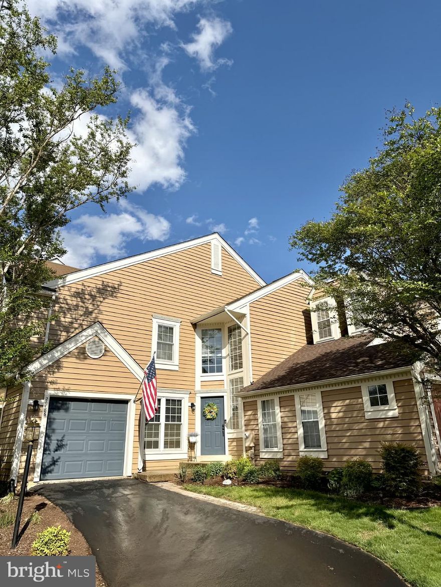 Beautifully maintained 3-bedroom, 3.5-bath townhome in the desirable Ashburn Farm community of Loudoun County. Fresh exterior paint and well-kept interiors create a warm, inviting feel throughout. The kitchen features stainless steel appliances, granite counter tops, bright living spaces with high ceilings and a skylight that fills the home with natural light. Basement floors replaced with LVP, with the option for being used as an extra bedroom or living space/home theater etc. Private patio perfect for morning coffee, grilling, or relaxing outdoors. Conveniently located near community services (pools, pickleball and tennis), shopping, dining, and multiple commuter routes. This home offers comfort, style, and everyday convenience.  Located just minutes from Dulles International Airport and the Silver Line Metro, this location makes commuting a breeze!