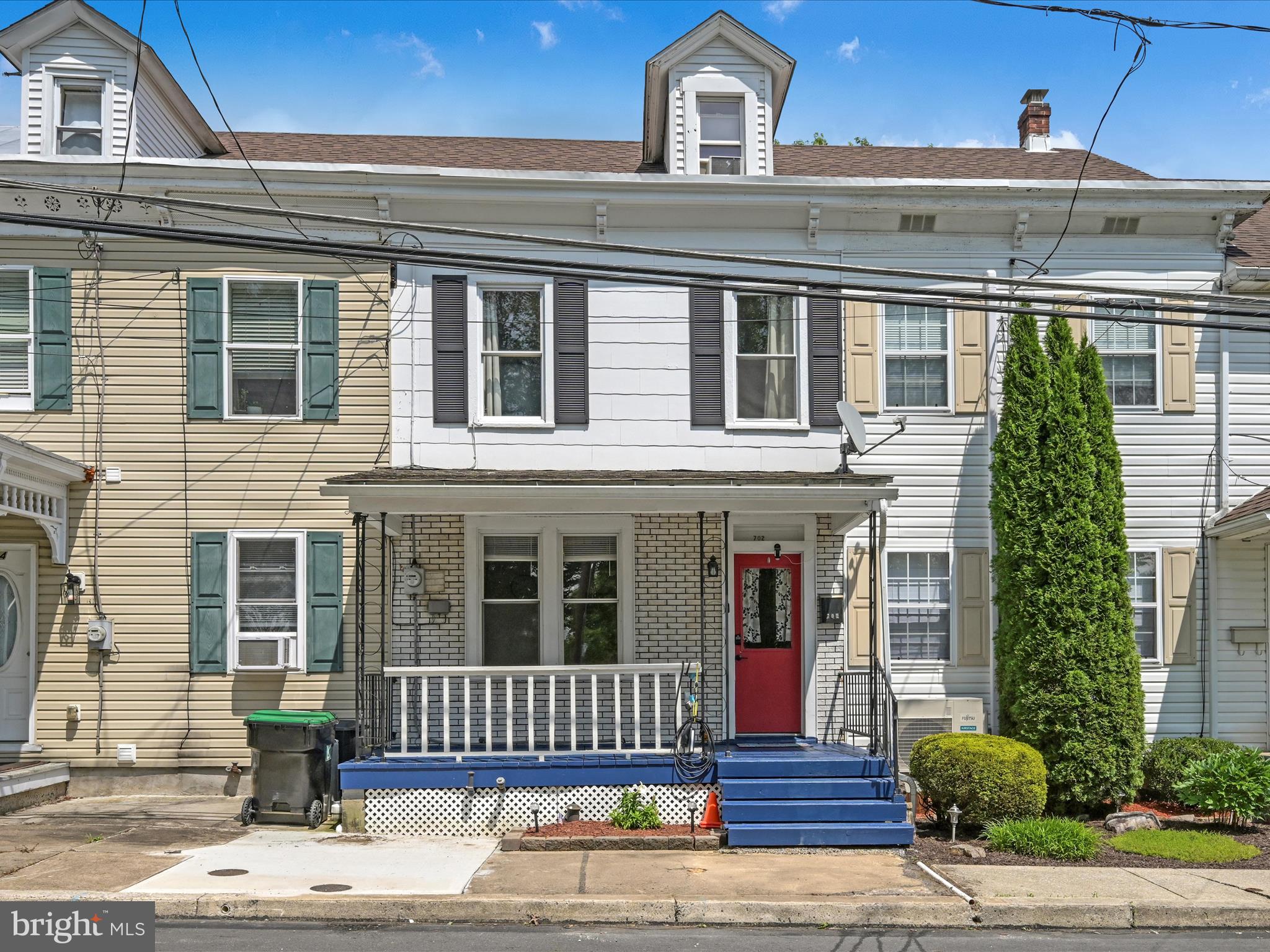 Charming Orwigsburg Townhouse: Your New Home Awaits! Discover this delightful three-bedroom townhouse nestled in the Borough of Orwigsburg, within the highly-regarded Blue Mountain School District. Step inside and be greeted by a welcoming front porch, perfect for enjoying your morning coffee. The first floor boasts a nicely sized kitchen, a comfortable living room, a dedicated dining room, and a convenient half bath. Upstairs, you'll find three bedrooms and a full bath. The finished attic provides versatile bonus space, ideal for a home office, playroom, or additional living area. A full basement offers ample storage solutions.
Enjoy the outdoors in your own private green space yard. Rest assured with a brand new roof installed in March 2025, providing peace of mind for years to come.