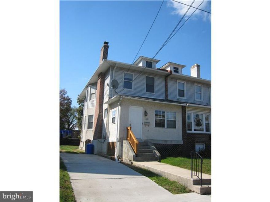 Here's your new home for 2024.  This Open Floor Plan... Bright and sunny... Nice and clean... Move in ready twin is just perfect. Updated kitchen with new refrigerator, Dishwasher and stove. Rear entrance to the large back yard. Lots of storage space in the unfinished basement. Enjoy relaxing on the closed in front porch. On the second floor you will find 3 large bedrooms with good sized closet space. Updated bath with tub shower. This property is close to shopping, schools, the library is behind the house and the train to center city is less then 1 block away.  Tenants pay water, sewer, gas and electric.  Tenant to maintain the lawn and landscaping and snow removal.  The owner requires first, last and one month security prior to taking possession.  Application from rental includes credit, employment and background check.  Credit score of 625 or higher.  No Smoking and No pets allowed.