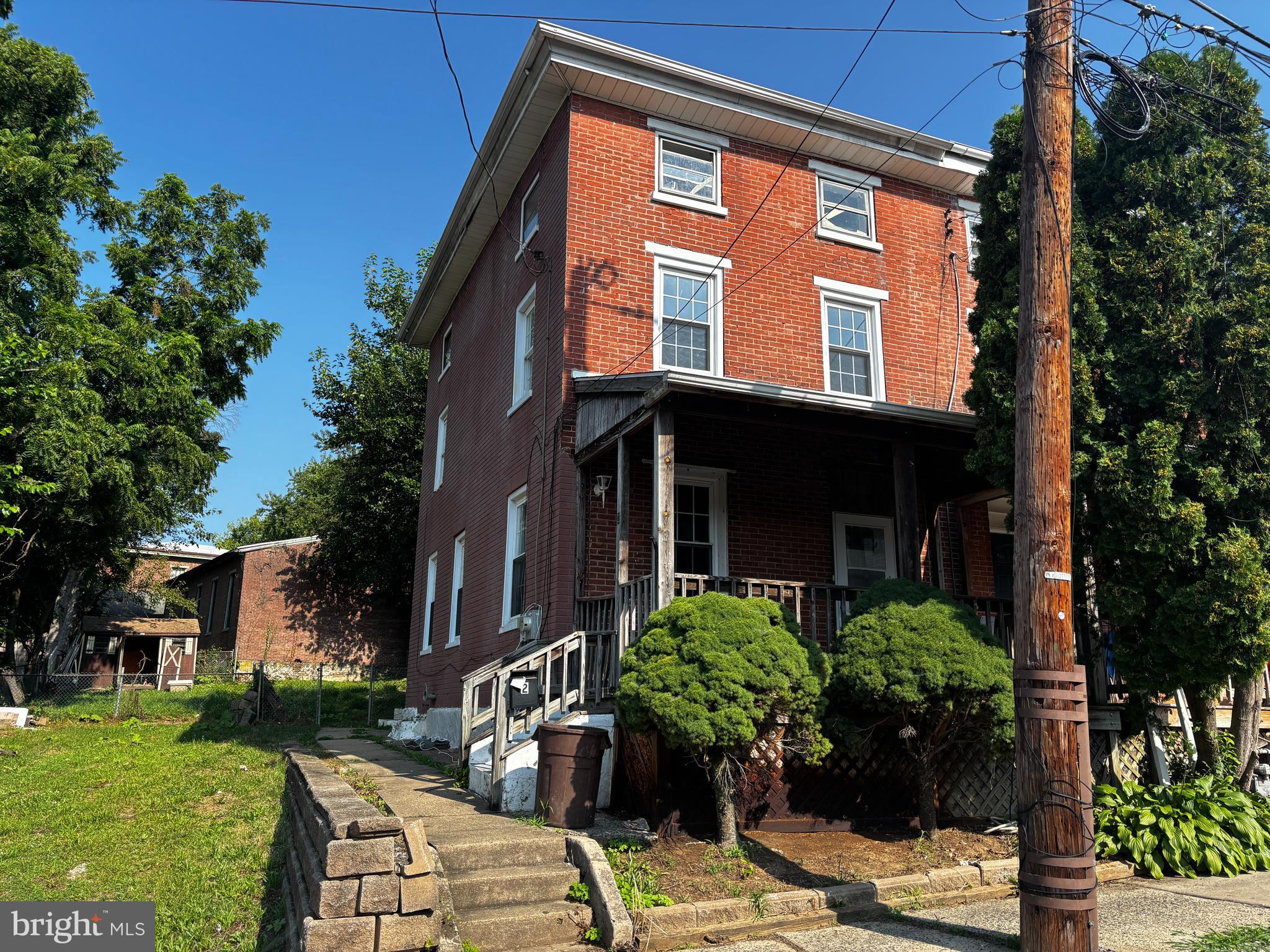 Investor special. Seize this incredible investment opportunity with this as-is 4-bedroom twin home in Upland, PA, perfect for investors looking for a fixer upper to flip or transform into a high-yield rental property. This as is gem is priced for a quick cash deal, ideal for those ready to unlock its full potential. Located at the end of a quiet street, this property boasts an awesome lot with a great big yard and multiple car off-street parking, offering both charm and practicality. The neighboring twin rents for $2,000/month, highlighting the rental potential and strong cash flow due to low taxes. Whether you're an investor seeking a flip or a steady rental income, this property is a rare find. Act fast—this cash deal won’t last long!