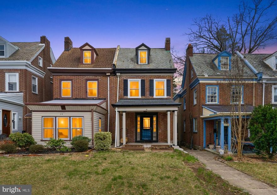 Welcome to 36 West Upsal Street, a beautiful residence that blends classic, historical Mt. Airy charm with modern amenities. This smartly designed home offers four spacious bedrooms and 1.5 bathrooms, Plus a bonus office, covering a generous 1,844 square feet of living space situated on a large 3,000 square foot lot.

As you enter through the large front porch, the warmth of the hardwood floors and the large living room fireplace immediately draw you in, leading through the large living room to a formal dining room perfect for entertaining. The heart of the home is the eat-in kitchen, featuring a breakfast bar and equipped with stainless steel appliances. Recessed lighting illuminates the space, highlighting the functionality and style of the kitchen. French doors at the back of the kitchen let in tons of natural light.

The exterior of the property is equally impressive, featuring a detached garage that offers convenience and security for your vehicle. The lot provides space for outdoor enjoyment, whether it's gardening or leisure.
This home's intelligent layout and finishes make it an ideal choice for those seeking a blend of elegance and practicality in the sought after neighborhood of Mt. Airy. Don't miss the opportunity to make 36 West Upsal Street your new home.