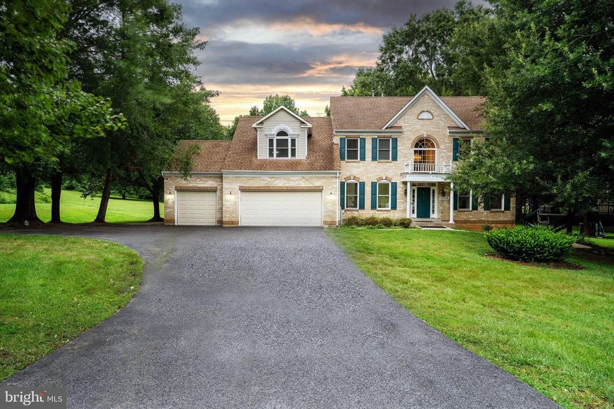 Spectacular 6BR 3.5BA estate on almost 4 acres of manicured lawns! Move in ready - just in time for the upcoming holidays. The perfect location to entertain family and friends. If space is what you want, space is what you will find - inside & out - at this home! The main level offers an inviting foyer and formal living, dining room, office, grand family room with vaulted ceiling, powder room and sunroom with sweeping views of the expansive outdoor living space. The beautiful kitchen offers a workplace to create the most exciting culinary delights. It features a large island, ample granite counter space with multiple prep areas, and 42-inch custom cabinets surrounding stainless steel appliances. The upper-level primary bedroom is spectacularly expansive, occupying an entire wing and boasting a vaulted ceiling, sitting, exercise, and work areas. Over 1700 square feet on the lower level is complete with 3 large bedrooms, a full bath, a large laundry room, an exercise/recreation area, home theatre viewing area, and a large storage room. Relax and enjoy the private, serene outdoors while grilling with friends on the expansive deck, playing basketball on the finished basketball court, watching your children play on the outdoor play equipment, in the fun treehouse or making smores at the fire pit. There’s also an onsite dog kennel for your pups to get fresh air and a large shed that can become a He shed or She-shed with your special touches! Kilby Court in Claggett Landing Estates can match your family's lifestyle if you're looking for a private retreat to come together with family and friends, make memories and have fun!  Lawn care covered by the owner for the first five months of your lease. There are 6, 9 and 12 month leases available offering the most flexibility! Leases shorter than 12 months are at a slightly higher cost. Home can be fully furnished, partially furnished or unfurnished. Also for sale with a 3.25% assumable mortgage or lease with an option to buy. Ask for more information!