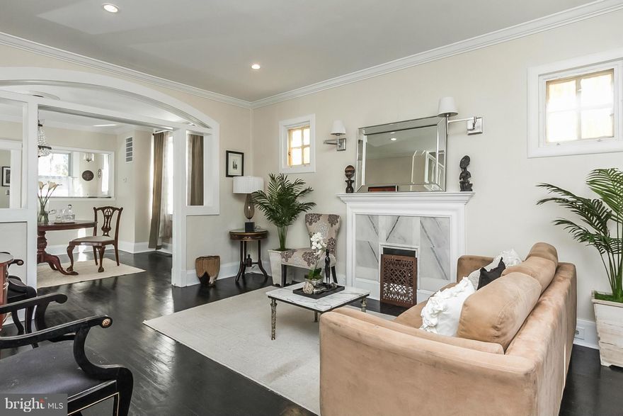 Brand new rehab in prime Lauraville location! Historic character with modern amenities. Original hardwood floors throughout this open concept, light filled, end of group home. Marvelous kitchen with granite counters & SS appliances. Finished basement adds 600+ sq ft. Off street parking for 3 cars. Walk to coffee shops, grocery store, farmers market, and restaurants.