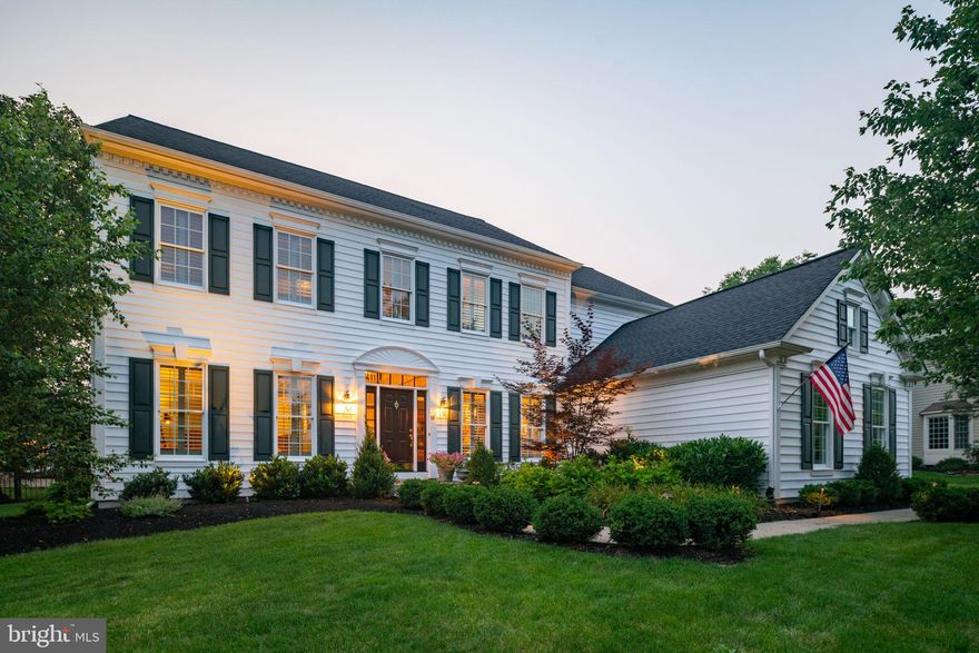 Magnificent property in the coveted neighborhood of Eagleton Farms This is the largest Hampton II model, 4 bedroom, center hall colonial, on a prime lot. This home has been beautifully customized inside and out. Renown Council Rock North schools including Sol Feinstone Elem.
Wind along the professionally landscaped walk and notice the attention to detail as you enter. The stately entrance takes you to the 2-story foyer, flanked by the living and dining room with detailed millwork. Reclaimed wide plank pine floors offer a warm welcome through the main level. Two-story family room, centered by a grand wall of light filled windows and fireplace, flows to the expanded custom, gourmet chef’s kitchen with all the amenities you would expect in a home of this sophistication. A mix of Alder wood and glazed cabinets add elegance. A spacious island tastefully tucks away dual refrigerator drawers. Exit the patio doors to a maintenance free, covered deck where the beautiful pool and spa awaits. Take note of the private, park-like view of open space past the pool.  There is a home office on the first floor with a view to the pool, guest bath, mudroom, spacious laundry with pocket door, and access to the 3 car garage.
The second floor is where you will find the luxurious master bedroom and bath featuring a tray ceiling, walk-in closet, spa bath with soaking tub. The 2 bedrooms are served by private Jack and Jill bath.  the 4th bedroom is a princess suite with its own bath.
Delight in gathering friends and family, outdoors by the pool or in the expansive finished basement equipped with a full bath and kitchen including dishwasher. Notice the high ceilings, giving space to your recreational side. Some furnishings throughout are negotiable.
You will love this Newtown location, convenient to shopping, dining, and commuter routes for ease to NYC and Philly. This opportunity doesn’t come often. Don’t delay, this may be the dream you have been waiting for.