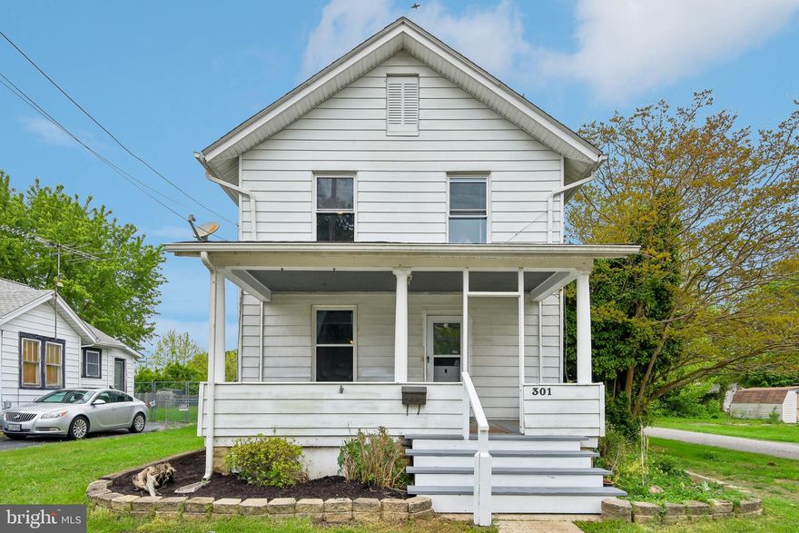 Welcome to 301 Custis Street, a well-maintained 3-bedroom, 1-bath Colonial offering a comfortable layout and a spacious, level fenced yard. Recent updates include the roof, windows, and a natural gas on-demand furnace and hot water system, along with newer carpeting and fresh paint on the front porch.

The outdoor space provides a variety of uses, featuring raised garden beds, fruit trees, and a chicken coop. Additional highlights include a one-car detached garage and functional yard space suitable for everyday living and outdoor enjoyment.

This property offers a balance of indoor comfort and outdoor versatility with practical updates throughout.
