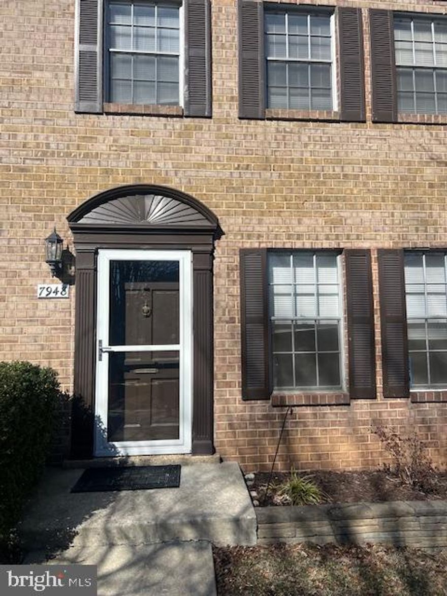 Greenbelt Rental. Beautiful 3 Bedroom ,1 full bath ,2 half bath End unit Brick Townhouse . Newly painted ,wall to wall carpet , Large living room with plenty of natural sunlight walk out to deck. Dining room off of kitchen area . Bedrooms upper level  and 2 Baths.Kitchen  main level  with plenty of cabinet space Walk to Greenbelt lake or the town center.  Easy access to 95, 495, 295, University of Maryland, DC, NASA, NSA ,shopping and restaurants.