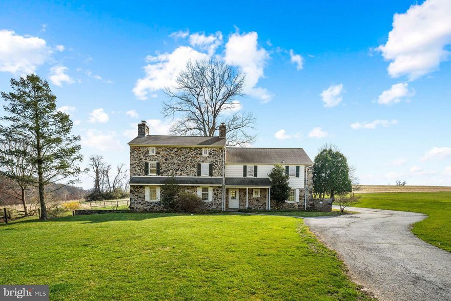 Welcome to 970 Providence Road, nestled in the heart of picturesque Newtown Square, Chester County. This exquisite 10-acre property, originally part of historic Kirkwood Farm, is now being listed on its own!  The rolling hills remain the same as when the original part of the house was built in 1765 for John Yarnall and is surrounded by long spans of pastures, 90-acres of Willistown Conservation Trust and acres upon acres of beautiful farmland. The charming field stone house is steeped in history and modernized for comfortable 21st Century living with 4 bedrooms and 3 full baths on the second floor, and a ½ bathroom, kitchen, formal dining room and living room on the first floor. There is also a 2-car garage at the end of the private drive and a flagstone patio perfect for al fresco dining and evenings by the fire pit under the stars. 970 Providence is waiting for its next owner to  make it their own and enjoy the peaceful retreat like setting. The home and  its 10-acre parcel boasts a prime location on Providence Road,  is convenient to Philadelphia, the Main Line, Septa R5 commuter and Amtrak regional trains, PHL and Brandywine airports, Wilmington, West Chester, first-rate educational institutions and cultural activities all within 10 to 45 minutes’ drive.
